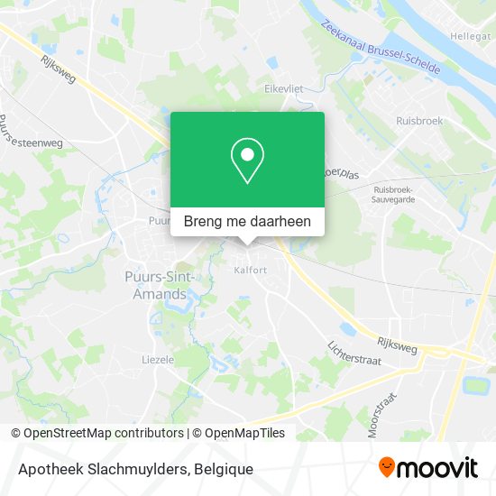Apotheek Slachmuylders kaart