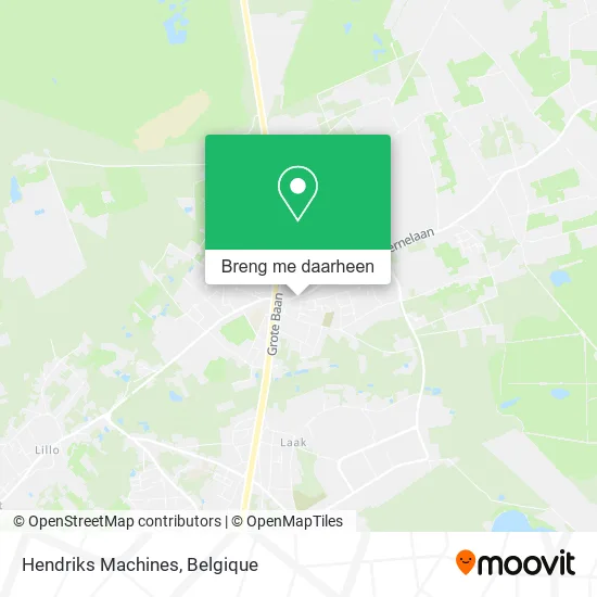 Hendriks Machines kaart