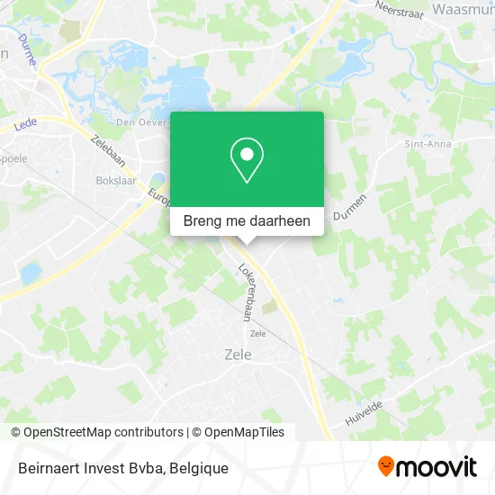 Beirnaert Invest Bvba kaart