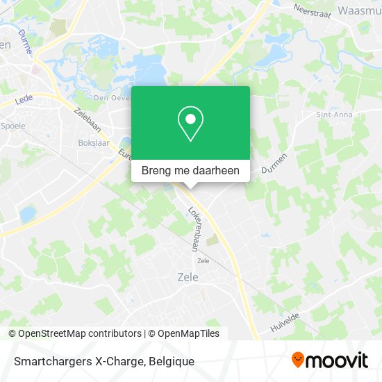 Smartchargers X-Charge kaart