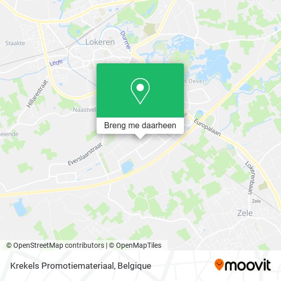 Krekels Promotiemateriaal kaart