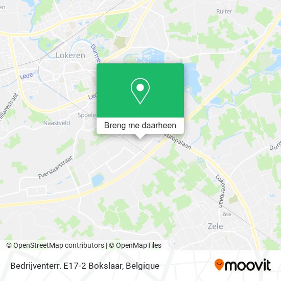 Bedrijventerr. E17-2 Bokslaar kaart