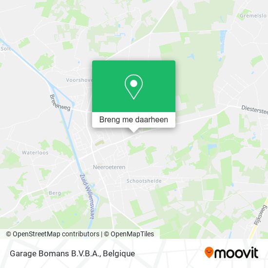 Garage Bomans B.V.B.A. kaart