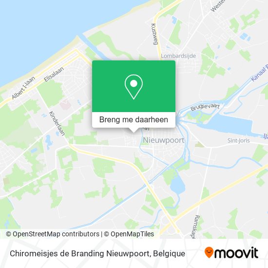 Chiromeisjes de Branding Nieuwpoort kaart