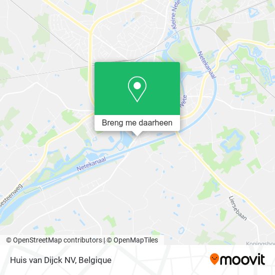 Huis van Dijck NV kaart