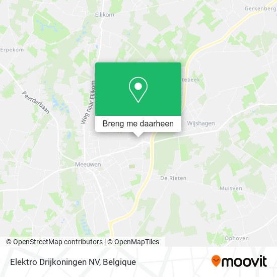 Elektro Drijkoningen NV kaart