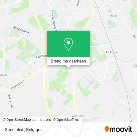 Speelplein kaart