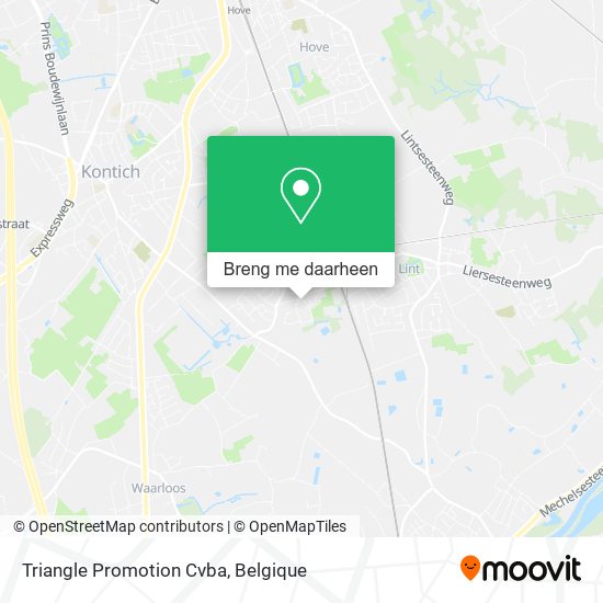 Triangle Promotion Cvba kaart