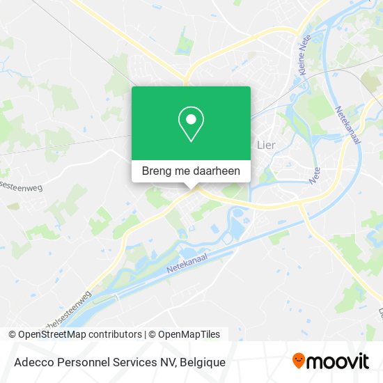 Adecco Personnel Services NV kaart