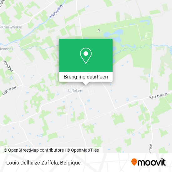 Louis Delhaize Zaffela kaart