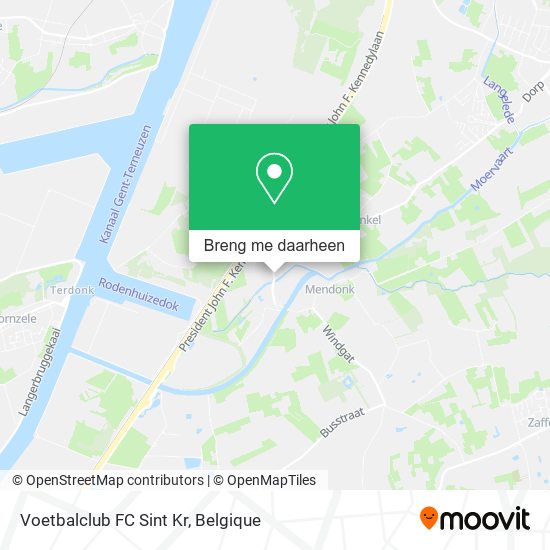 Voetbalclub FC Sint Kr kaart