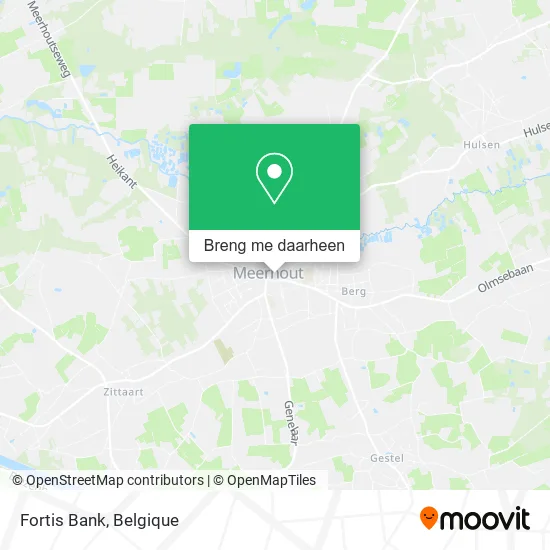 Fortis Bank kaart