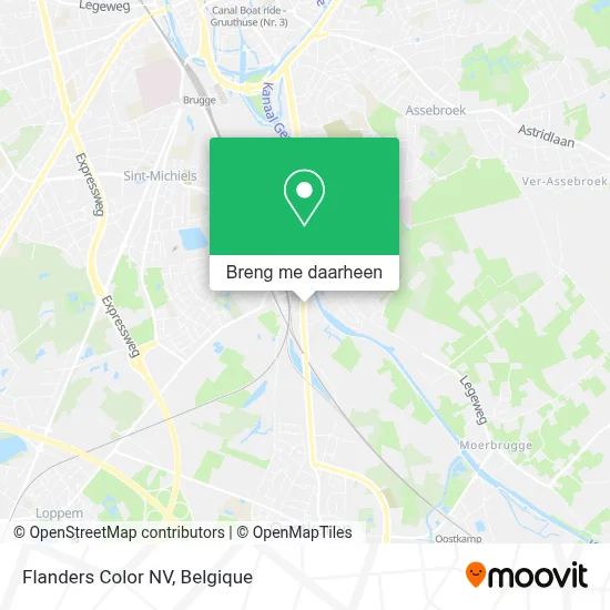 Flanders Color NV kaart