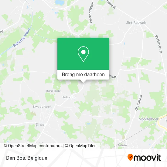 Den Bos kaart