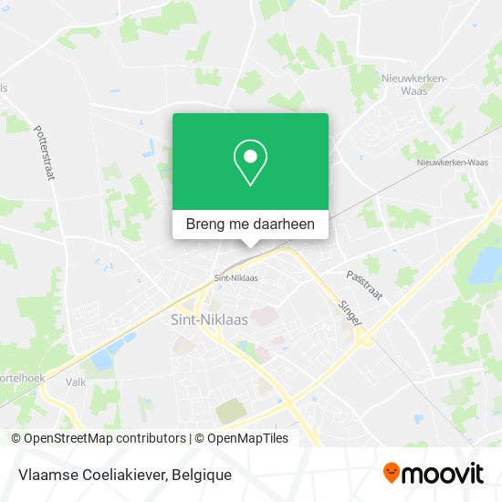 Vlaamse Coeliakiever kaart