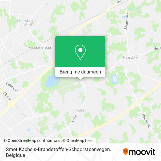 Smet Kachels-Brandstoffen-Schoorsteenvegen kaart