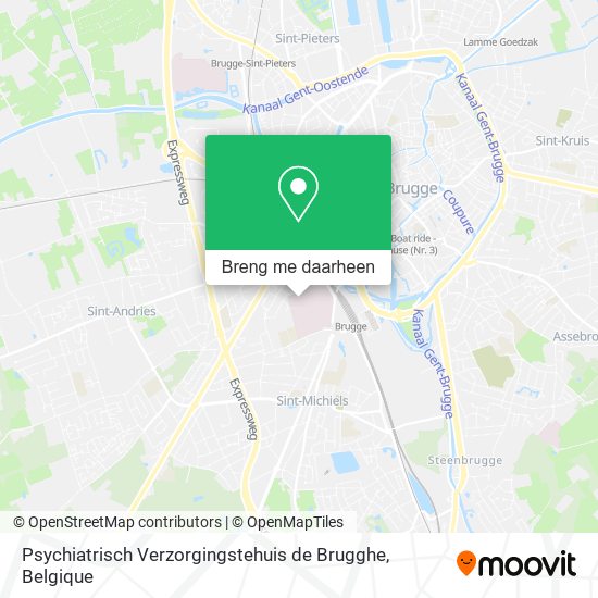 Psychiatrisch Verzorgingstehuis de Brugghe kaart