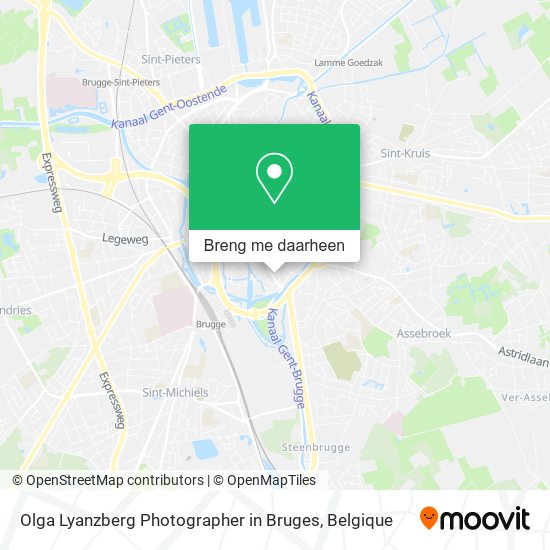 Olga Lyanzberg Photographer in Bruges kaart