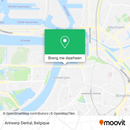 Antwerp Dental kaart