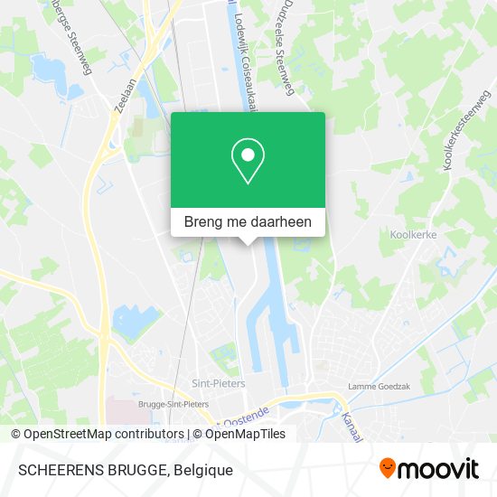 SCHEERENS BRUGGE kaart