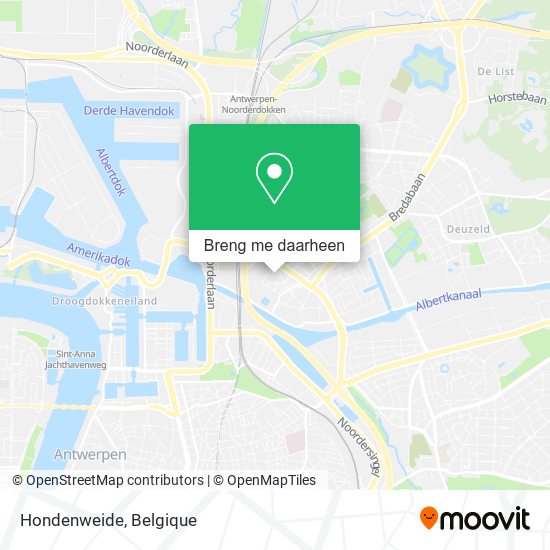 Hondenweide kaart