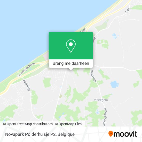 Novapark Polderhuisje P2 kaart