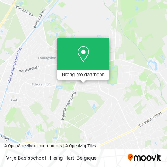 Vrije Basisschool - Heilig-Hart kaart