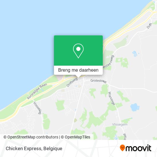 Chicken Express kaart