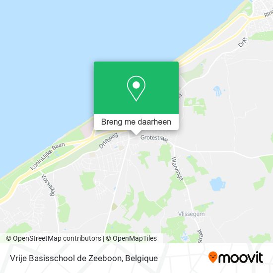 Vrije Basisschool de Zeeboon kaart