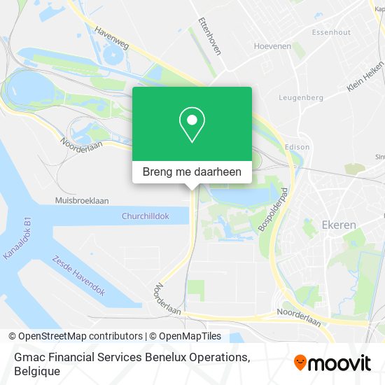 Gmac Financial Services Benelux Operations kaart