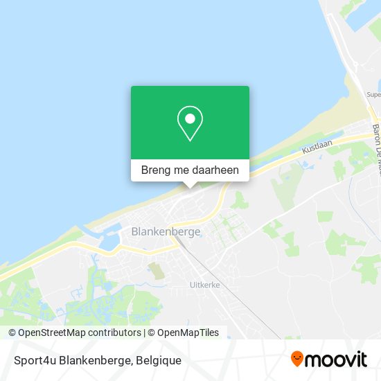 Sport4u Blankenberge kaart