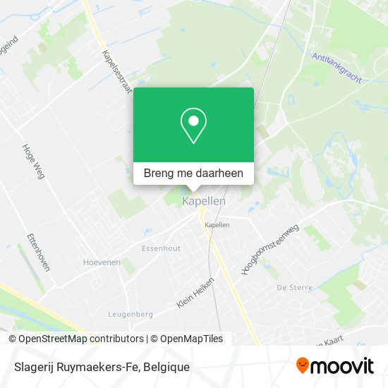 Slagerij Ruymaekers-Fe kaart