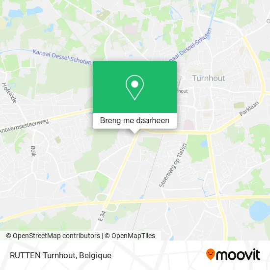RUTTEN Turnhout kaart