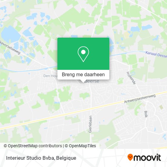 Interieur Studio Bvba kaart