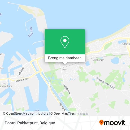 Postnl Pakketpunt kaart