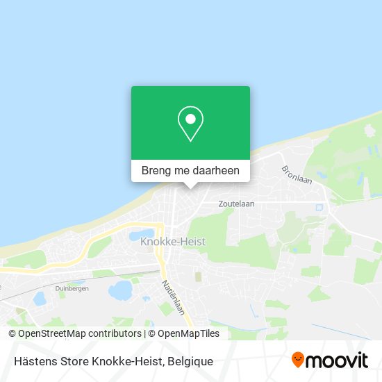 Hästens Store Knokke-Heist kaart