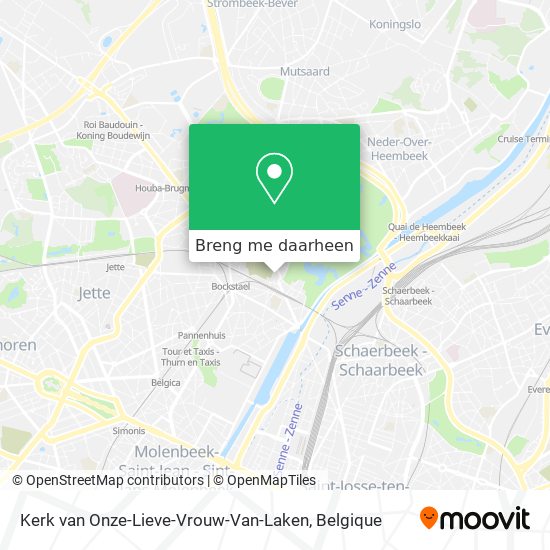 Kerk van Onze-Lieve-Vrouw-Van-Laken kaart