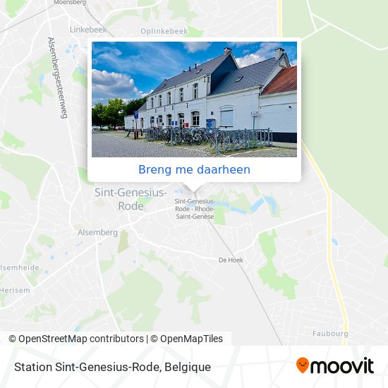 Station Sint-Genesius-Rode kaart