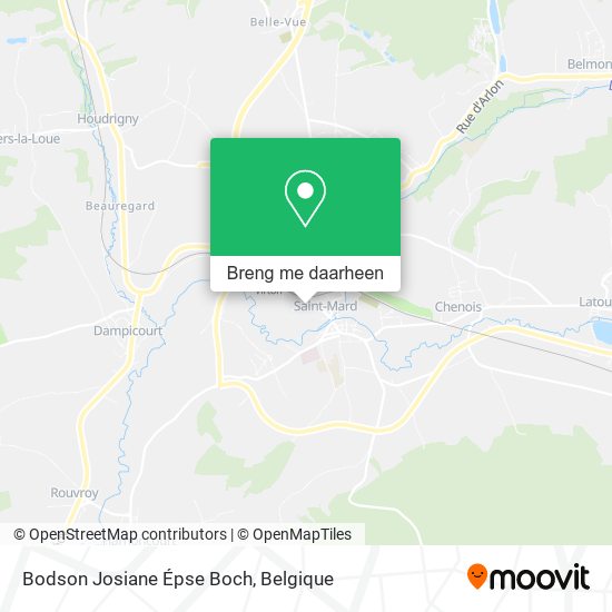 Bodson Josiane Épse Boch kaart