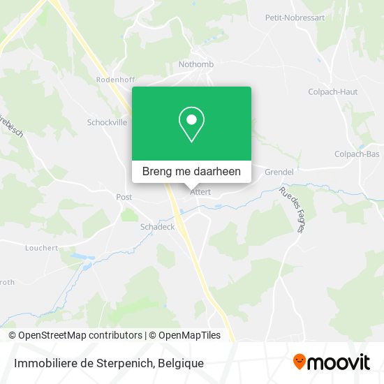 Immobiliere de Sterpenich kaart