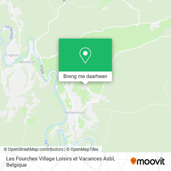 Les Fourches Village Loisirs et Vacances Asbl kaart