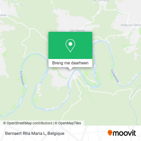 Bernaert Rita Maria L kaart