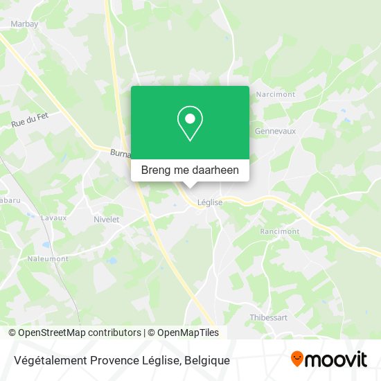 Végétalement Provence Léglise kaart