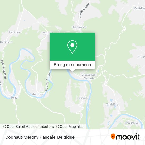 Cognaut-Mergny Pascale kaart