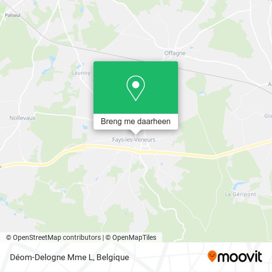 Déom-Delogne Mme L kaart