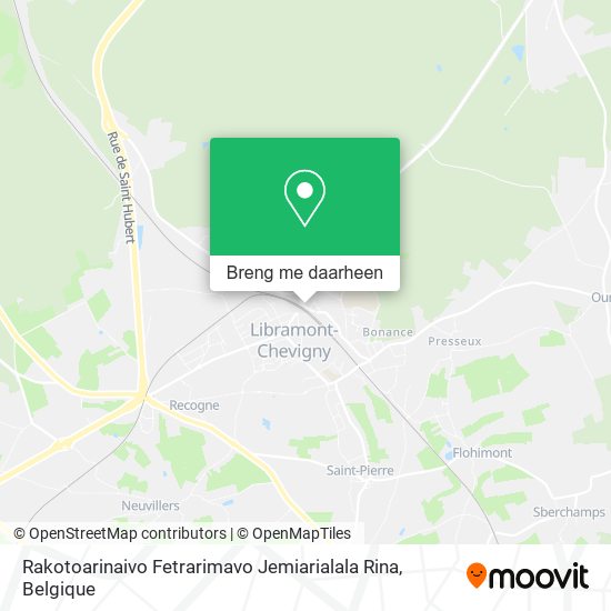 Rakotoarinaivo Fetrarimavo Jemiarialala Rina kaart