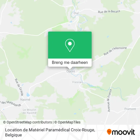 Location de Matériel Paramédical Croix-Rouge kaart