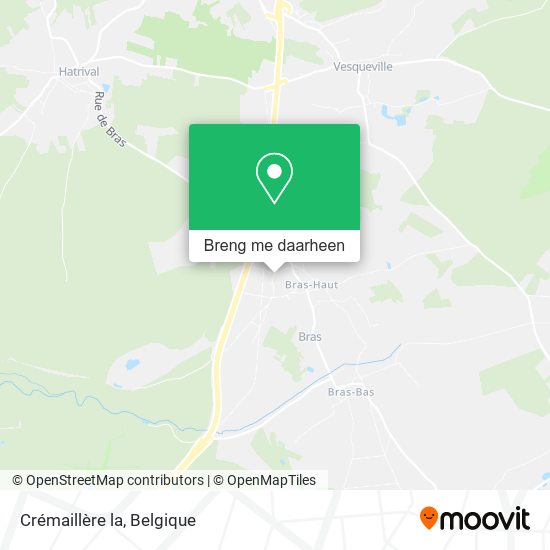 Crémaillère la kaart