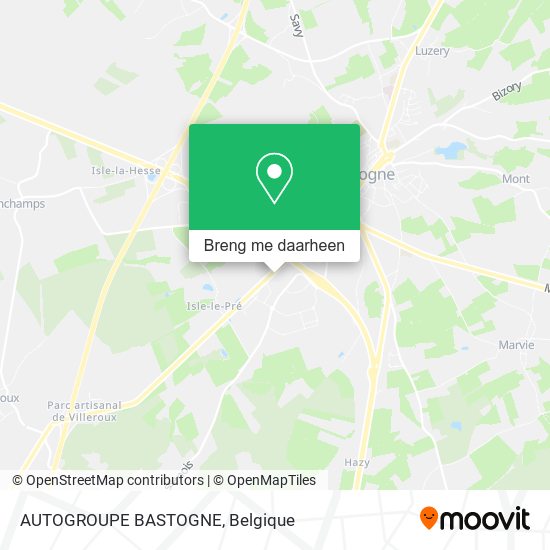 AUTOGROUPE BASTOGNE kaart