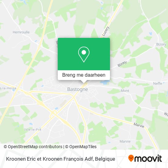 Kroonen Eric et Kroonen François Adf kaart